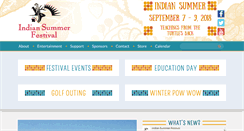 Desktop Screenshot of indiansummer.org